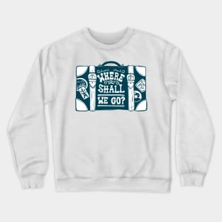 Retro Travellers Suitcase Crewneck Sweatshirt